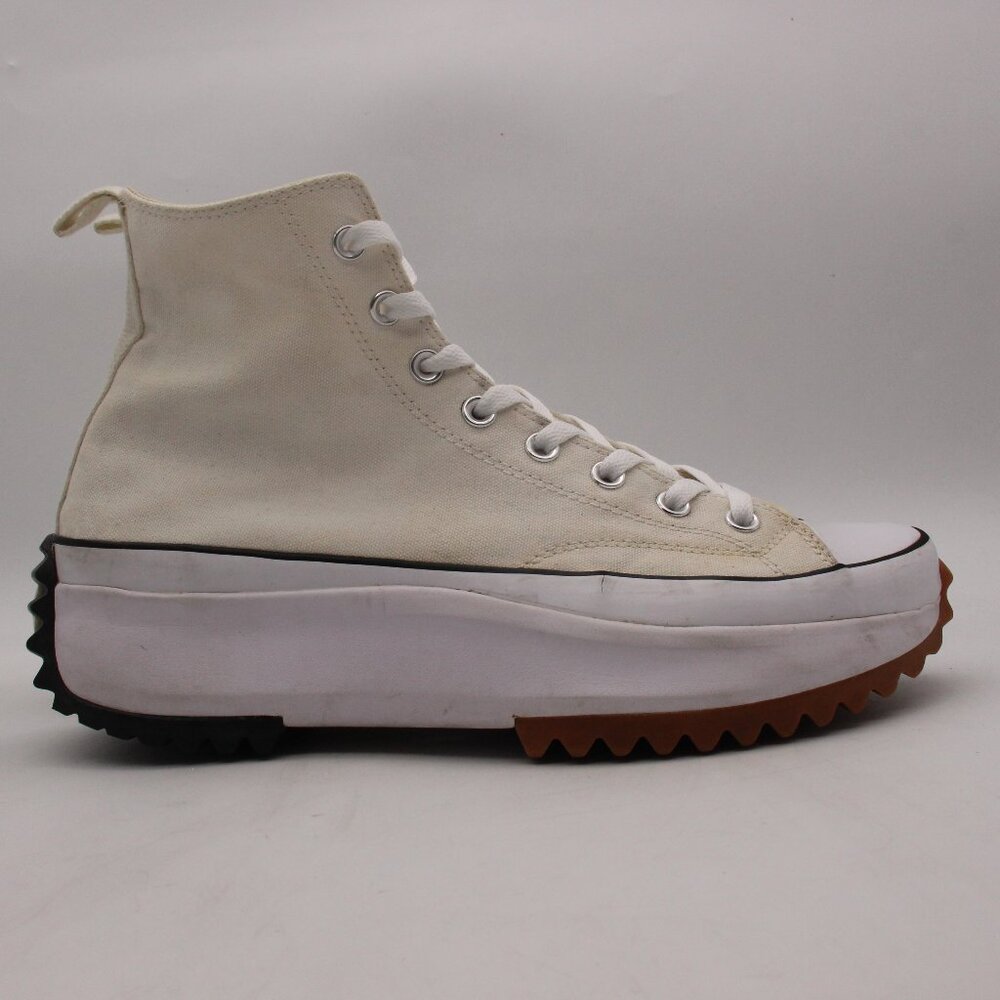 Converse Run Star Hike Men's 11.5 Women's 13 White Sneakers 166799C